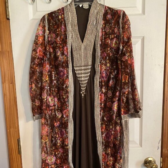 Vintage 1970's 3 Piece Dress Made in Morocco - Picture 1 of 10